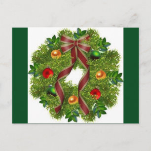 Christmas Post card. Holiday Postcard