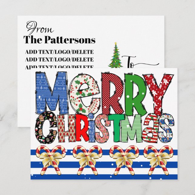 Christmas Postcard (Front/Back)