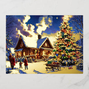 Christmas postcard