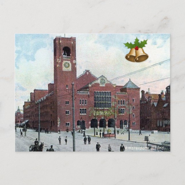 Christmas Postcard - Amsterdam (Front)
