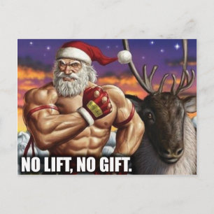 Christmas Postcard - Gym Motivation
