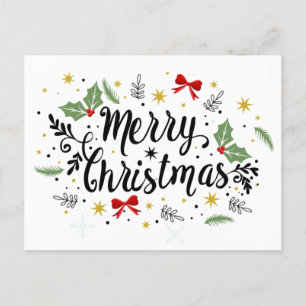 Christmas Postcard - Merry Christmas