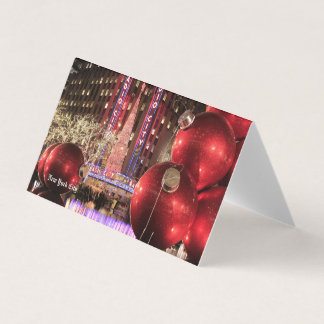 Christmas Postcard NYC - New York City Business Card