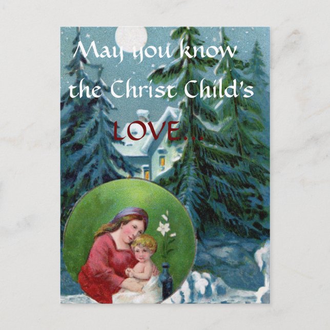 Christmas Prayer Postcard (Front)