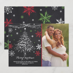 Christmas Pregnancy Announcement Christmas Photo