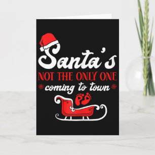 Christmas Pregnancy Announcement Santa's