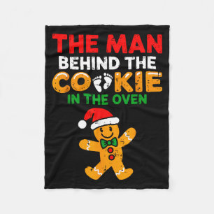 Christmas Pregnancy The Man Behind The Cookie In T Fleece Blanket