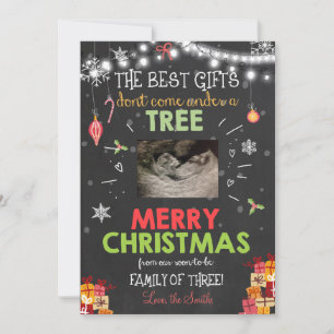 Christmas pregnancy ultrasound announcement