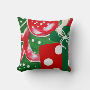 Christmas Present Throw Pillow