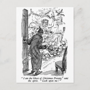 Christmas Present (with text) Holiday Postcard