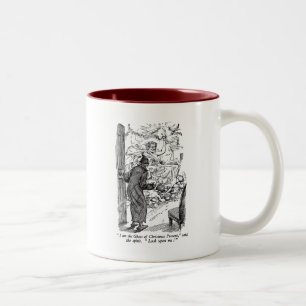 Christmas Present (with text) Two-Tone Coffee Mug