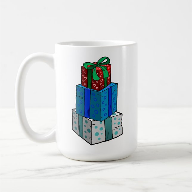 Christmas Presents Coffee Mug (Left)