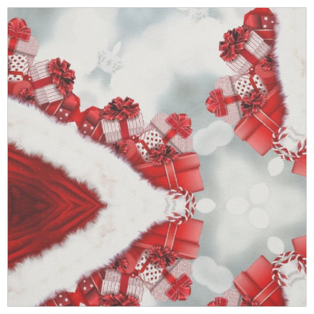 christmas presents kaleidoscope fabric (Swatch)