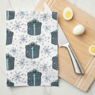 Christmas Presents Pattern  Kitchen Towel