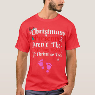 Christmas Presents Xmas Pregnancy Gender Reveal Gi T-Shirt