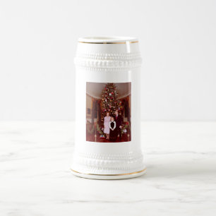 Christmas President James Jimmy Carter White House Beer Stein