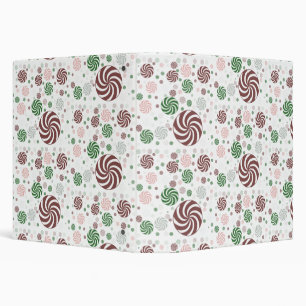 Christmas Pretzel Pattern Binder   Festive Holiday