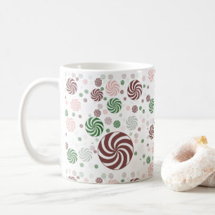 Christmas Pretzel Pattern Coffee Mug – Cute Cup