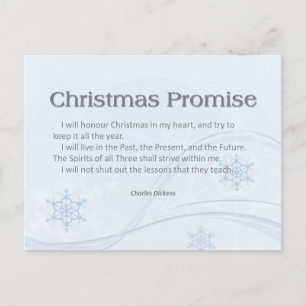 Christmas Promise Holiday Postcard
