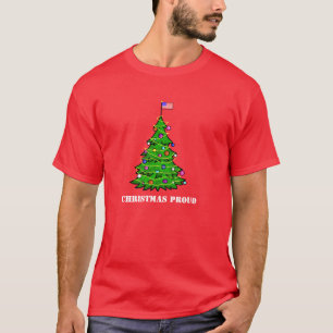 Christmas Proud Patriotic Christmas T-Shirt