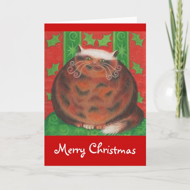 Christmas Pud Joyeux Noël carte de voeux (Devant)