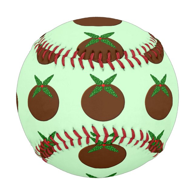 Christmas Pudding Baseball (Front)