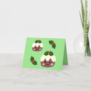 Christmas Pudding Holiday Card