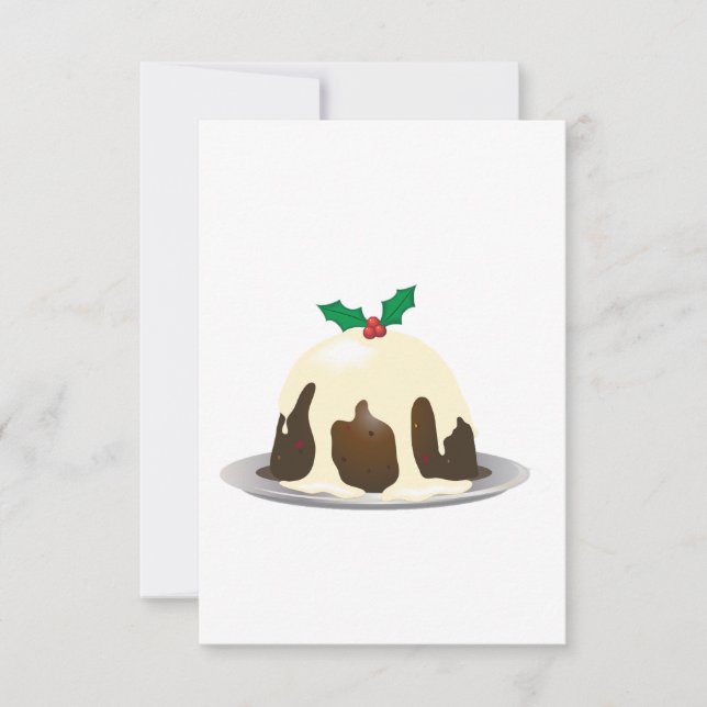 Christmas Pudding Invitations (Front)
