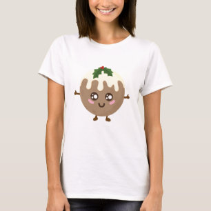 Christmas Pudding Kawaii T-Shirt