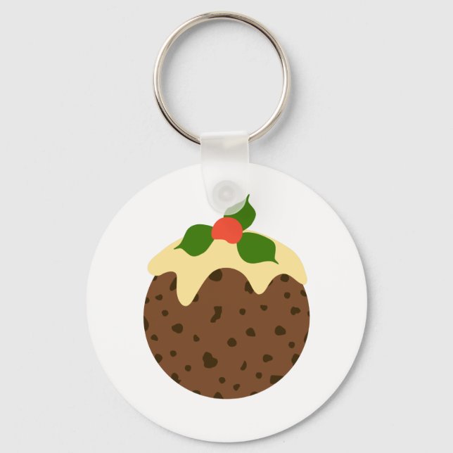 Christmas pudding keychain (Front)