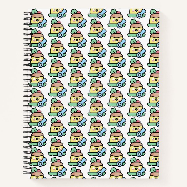 christmas pudding notebook (Front)