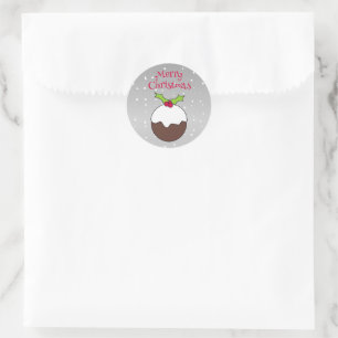 Christmas Pudding Stickers
