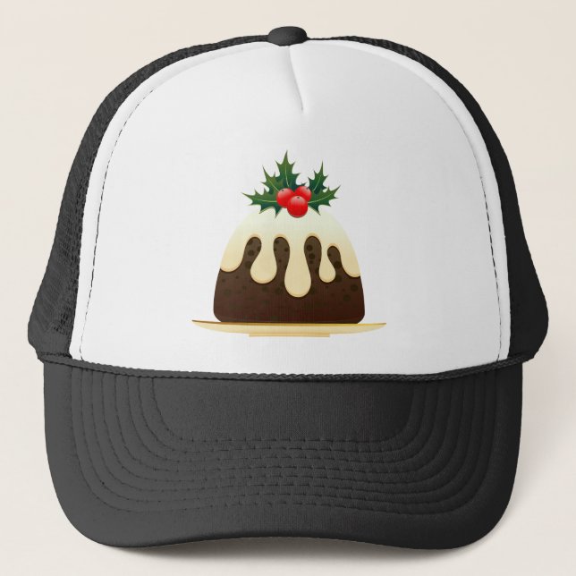 christmas puddings trucker hat (Front)