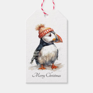 Christmas Puffin Gift Tags