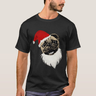 Christmas Pug Face 10 T-Shirt