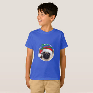 Christmas Pug - Kids' Basic T-Shirt