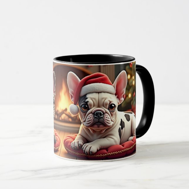 Christmas Pugs Mug (Front Right)