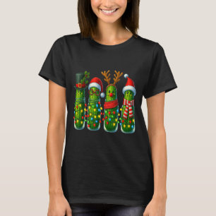 Christmas Pun Ckle Lights Funny Vegetable Holiday T-Shirt