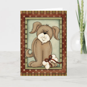 Christmas Puppies Greeting Card Design 3
