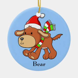 Christmas Puppy "Bear" Ornament