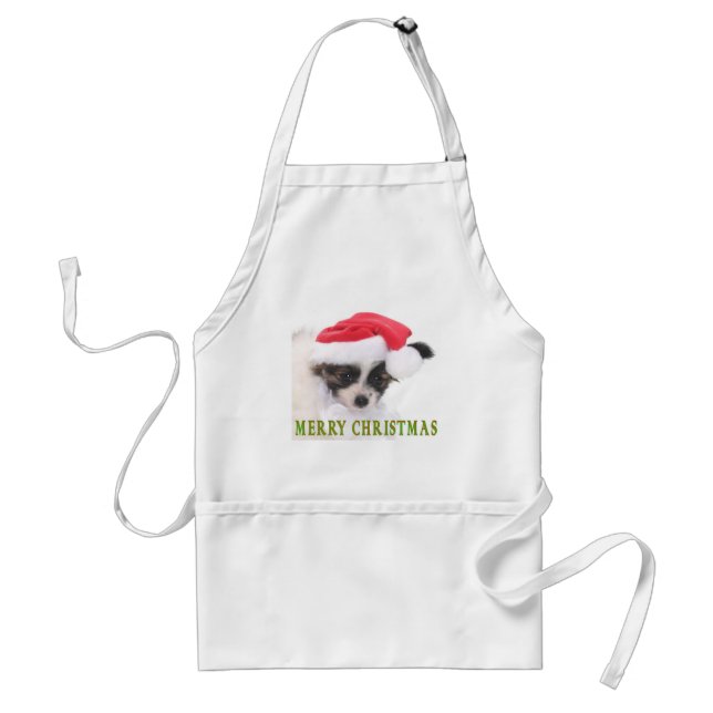 CHRISTMAS PUPPY STANDARD APRON (Front)