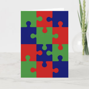 Christmas Puzzle Holiday Card