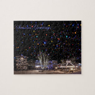 Christmas Puzzle:  'Northern Lights' Jigsaw Puzzle