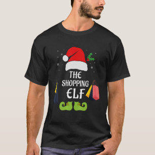 Christmas pyjamas Shopping Elf Xmas Christmas Shop T-Shirt