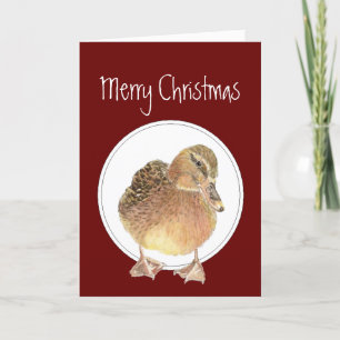 Christmas Quacker, Funny Duck Humour Holiday Card