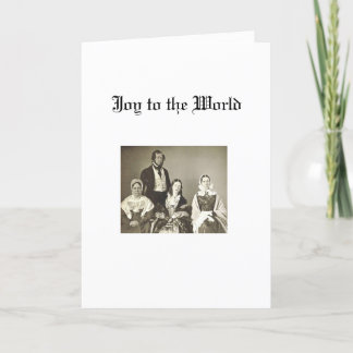 Christmas - Quaker Family Holiday Card