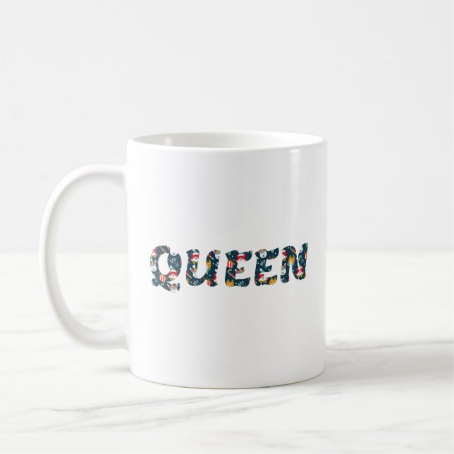 Christmas Queen Coffee Mug (Left)