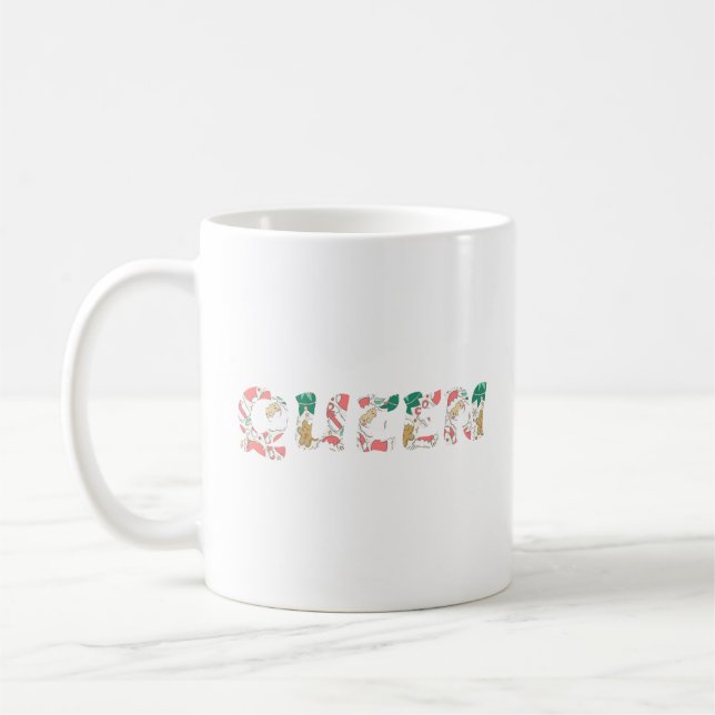 Christmas Queen Coffee Mug (Left)