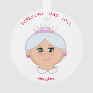 Christmas queen for mom, aunty, grandma, teacher ornament
