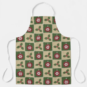 Christmas Quilt All-Over Print Apron